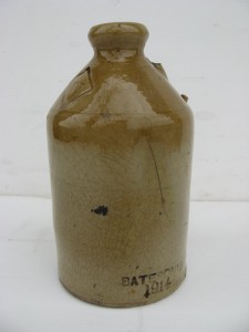 Burton-in-Lonsdale pottery. Bottle.