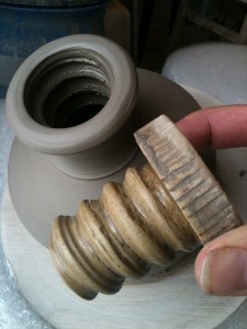 Burton-in-Lonsdale pottery screw mould