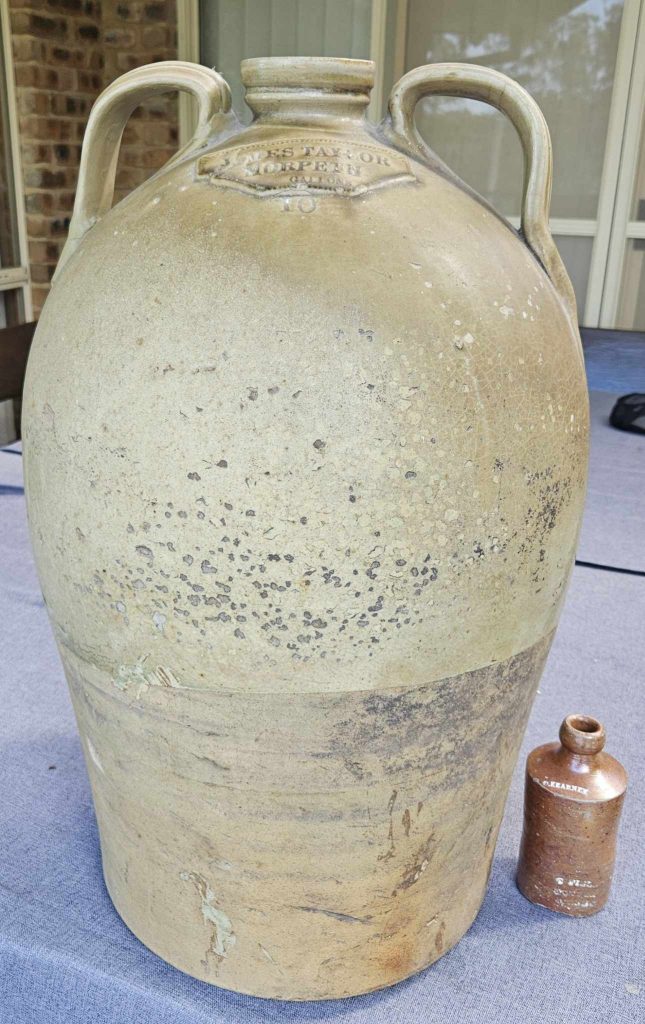 Ten gallon bottle. J. Kilburn. Burton-in-Lonsdlae